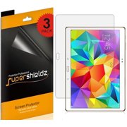Supershieldz Designed for Samsung Galaxy Tab S 10.5 Screen Protector, High Definition Clear Shield (PET) (3 Pack)