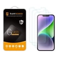 thumbnail image 1 of (3 Pack) Supershieldz Designed for iPhone 16e/ iPhone 14 /iPhone 13/ iPhone 13 Pro (6.1 inch) Tempered Glass Screen Protector, Anti Scratch, Bubble Free, 1 of 5