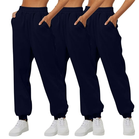 3 Pack Sweat Pants for Mens Pack Black Sweat Pants Men'S Joggers Mens Cotton Joggers With Pockets Sweatpants Men'S Athletic Sweatpants With Pockets