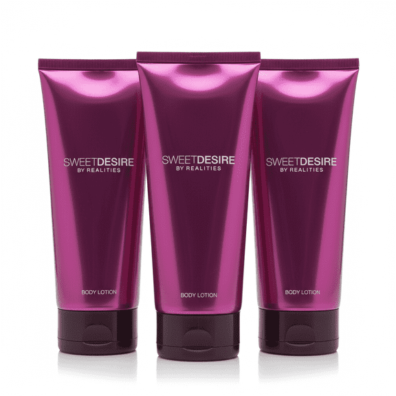 3 Pack Sweet Desire By Realities Body Lotion 6.7oz / 200ml *Without Box*