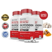 3 Pack Sweet Relief Glycogen Extreme Advanced Formula 1295MG 180 Capsules