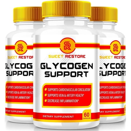 (3 Pack) Sweet Restore Joint Support Supplement, Official Glycogen Support Capsules, All-Natural SweetRestore Joint Relief Formula, Blood Vessel Cleaner Reviews (180 Capsules)
