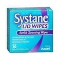 Systane Eyelid Cleansing Wipes, Hypoallergenic Makeup Remover, 30