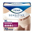 thumbnail image 1 of (3 Pack) TENA Sensitive Care Adult Incontinence Underwear for Women, Maximum, Extra Large, 72 Count (New Sizing), 1 of 1
