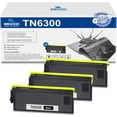 thumbnail image 1 of 3-Pack TN6300 Black Toner Cartridge Replacement for Brother High Capacity 5,000 pages with DCP-1200 1400 HL-1230 1240 1250 1270N 1430 1435 1440 1450 1470N MFC-8300 8500 8600 8700 9600 9650 9660 Print, 1 of 6