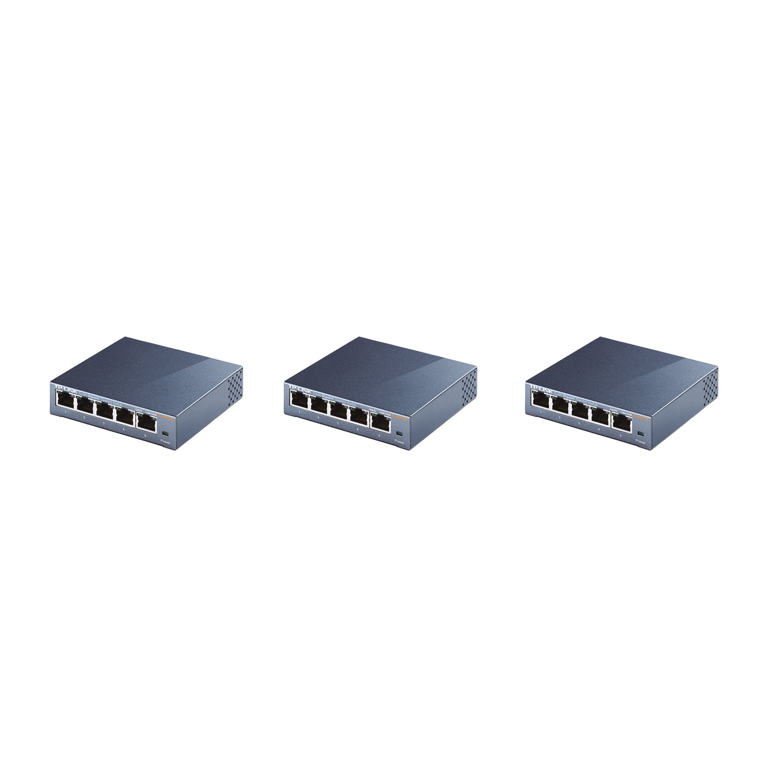 3 Pack TP-Link TL-SG105 5-Port Desktop Switch 
