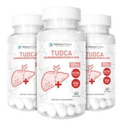 3 Pack TUDCA Tauroursodeoxycholic Acid - 500mg - 180 Capsules - Help Supports Liver Health