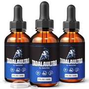 3 Pack TadalaUltra   Health Support with Natural Ingredients to Support Steady Energy, Stamina & Drive | Daily Formula in Easy-to-Take Drops, 30 Day Supply 90 Servings