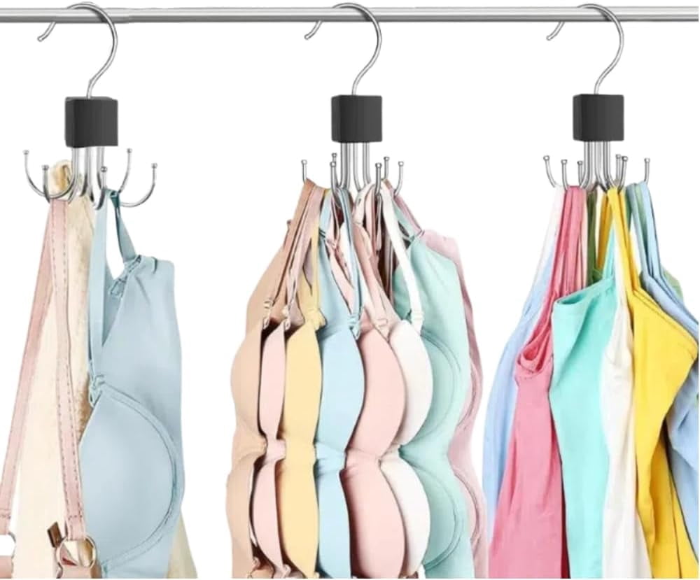 3 Pack Tank Top Hanger, Bra Hangers for Closet Organizer Max 54 Storage ...