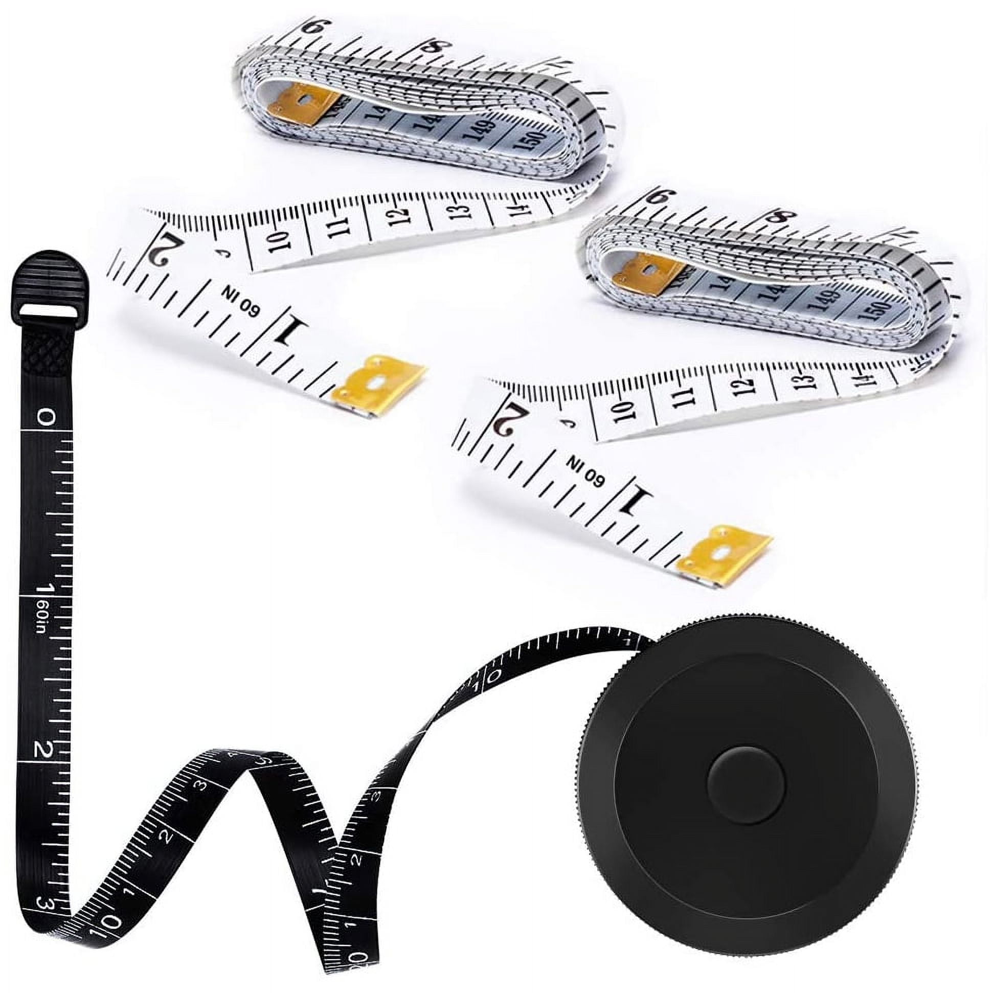 Pack Of 6 Retractable Tape Measure For Sewing