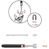 12-Pack Telescoping Magnetic Pickup Tools – 2 Lb Magnet Stick With Pocket Clip For Screws, Nuts & Pins