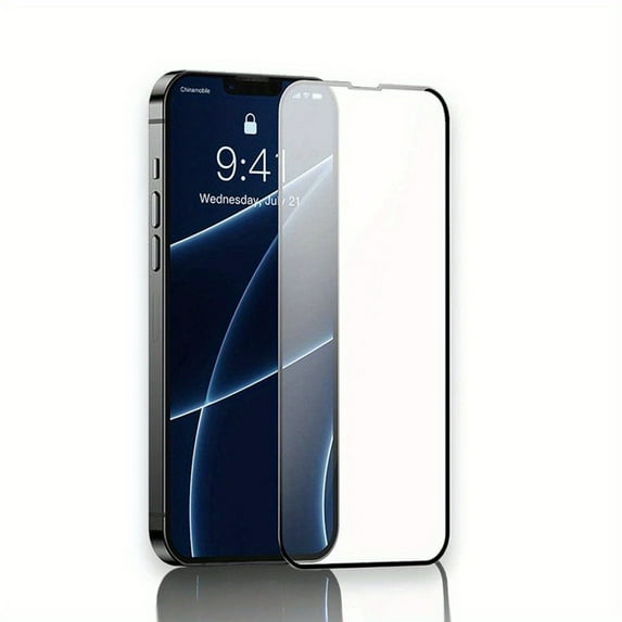 3-Pack Tempered Glass Bendable Screen Protector for iPhone - 9H Hardness, Case Compatible Design, HD Clarity, Scratch-Proof, Impact-Resistant, Flexible and Durable Glass Film
