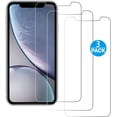 thumbnail image 1 of 3 Pack Tempered Glass Compatible for iPhone 11 Pro Max/iPhone Xs Max Tempered Glass Screen Protector, 2.5D Edge - Case Friendly, 1 of 3