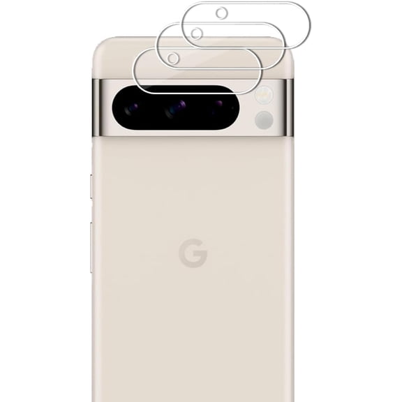 3 Pack Tempered Glass For Google Pixel 8 Pro (5G) Camera Lens Protector