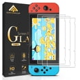 thumbnail image 1 of [3 Pack] Tempered Glass Screen Protector Compatible with Nintendo switch - Transparent HD Clear Anti-Scratch Screen Protector Skin Set for Nintendo Switch, 1 of 6