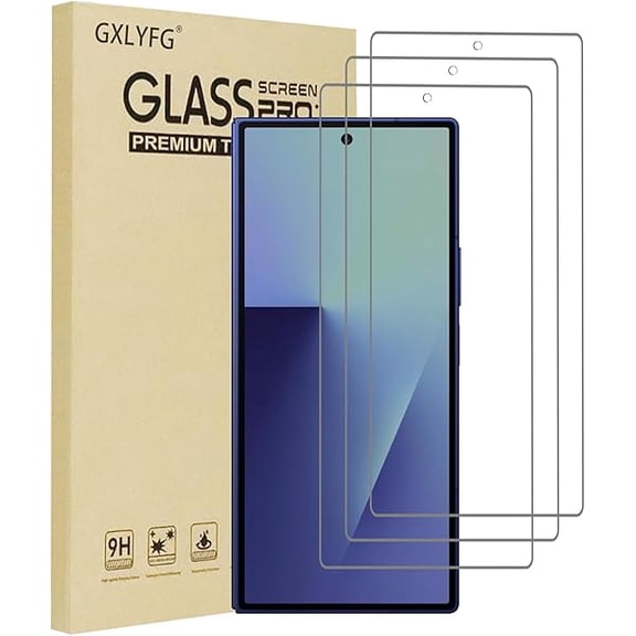 3 Pack Tempered Glass Screen Protector, Compatible with Samsung Galaxy Z TriFold [Front Screen Only], Scratch-Resistant, Bubble-Free, 9H Hardness
