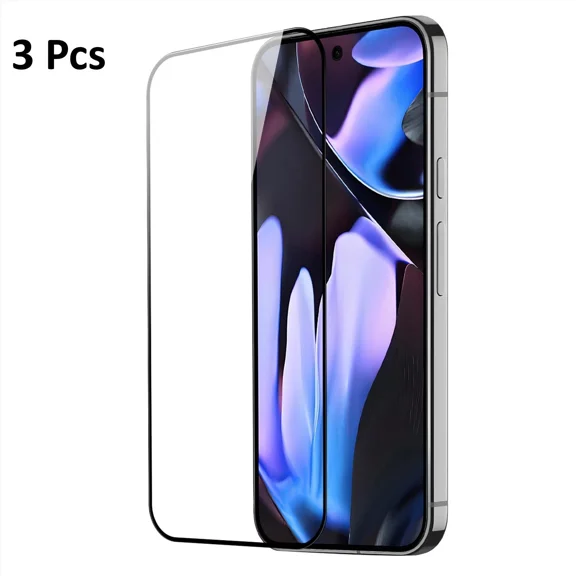3 Pack Tempered Glass Screen Protector for Google Pixel 9, 9A and 9 Pro, 9H Hardness, Anti-Scratch, Local Seller