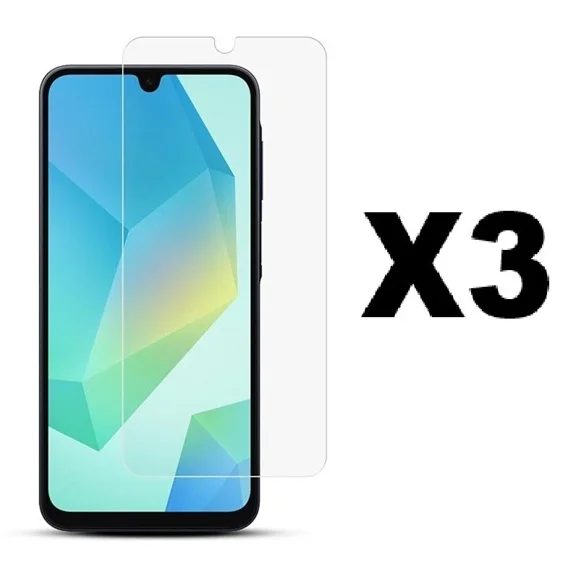 3 Pack Tempered Glass Screen Protector for Samsung Galaxy A16, A17, and A26, 9H Hardness, Local Seller