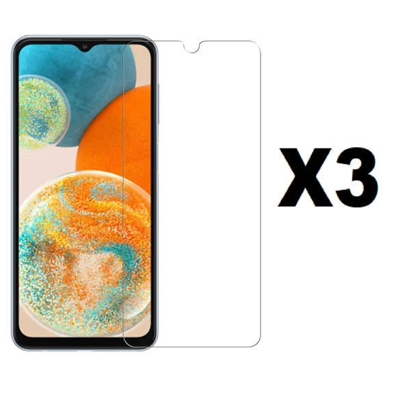3 Pack Tempered Glass Screen Protector for Samsung Galaxy A23 4G/5G, Anti-Scratch, Case Friendly, Bubble Free Installation
