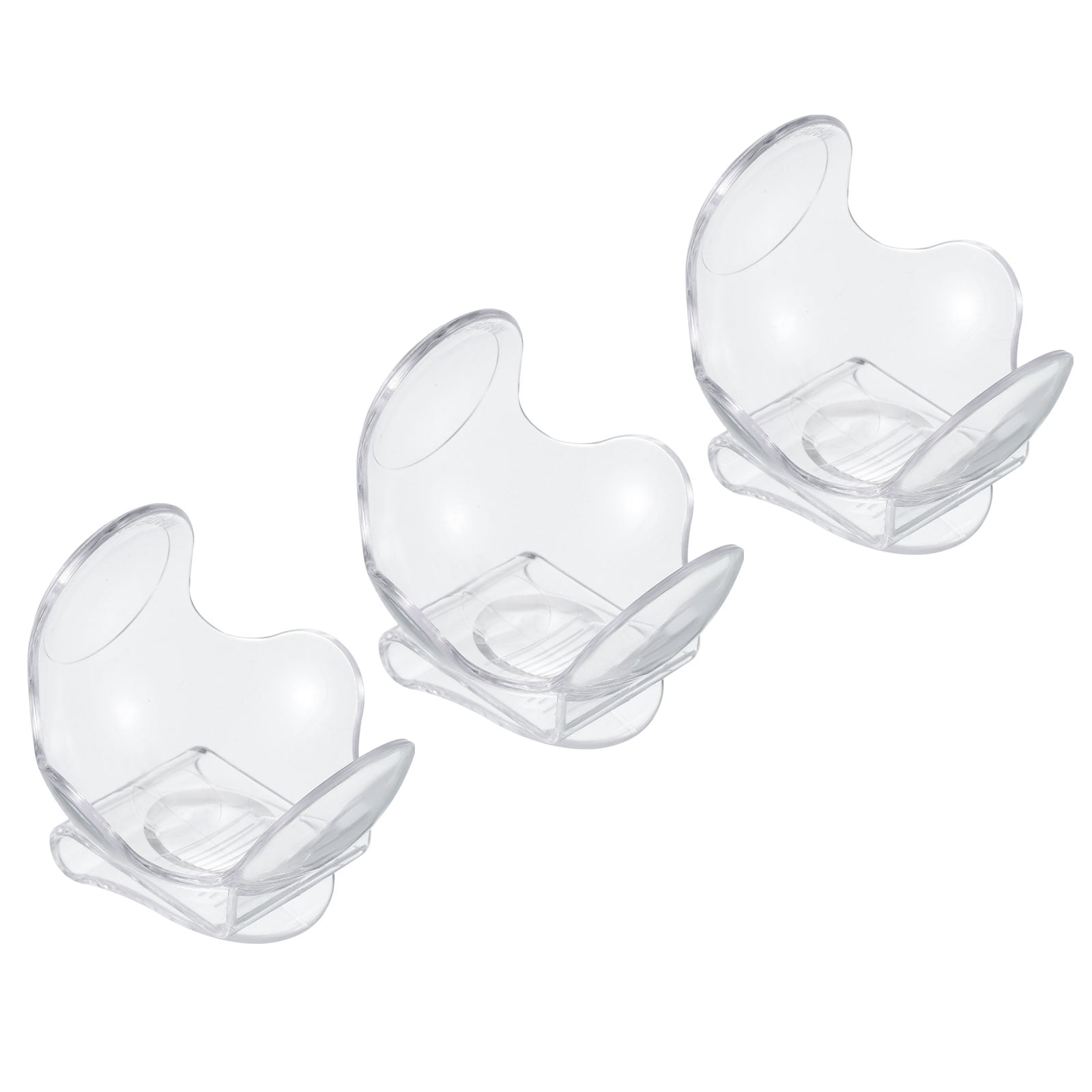 3 Pack Tennis Ball Holder Waist Clip Tennis Ball Clip ABS Waistband Clip Holder Transparent
