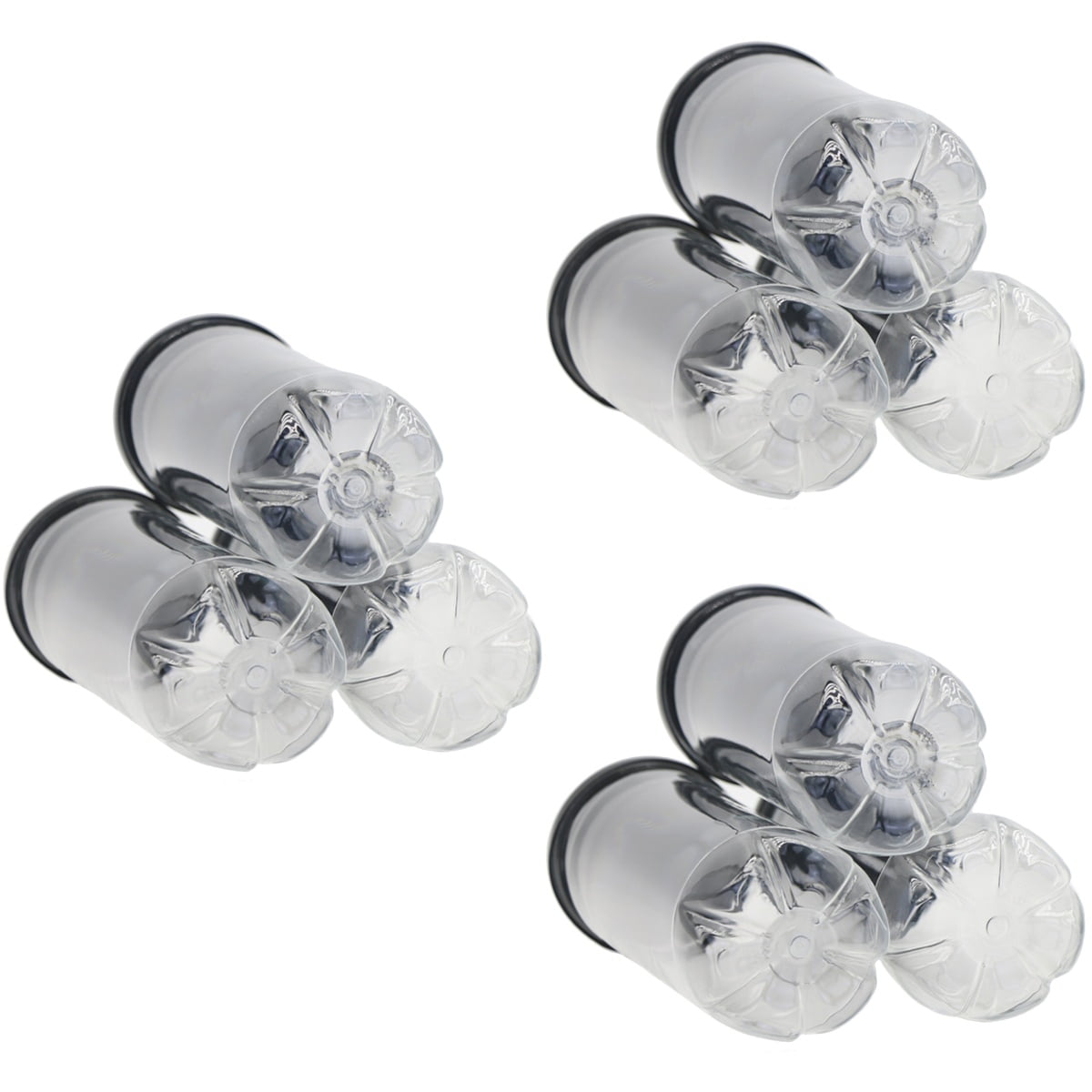 KAKOWELY Tennis Ball Storage Solution Transparent 9Pcs 8.3X3X3In