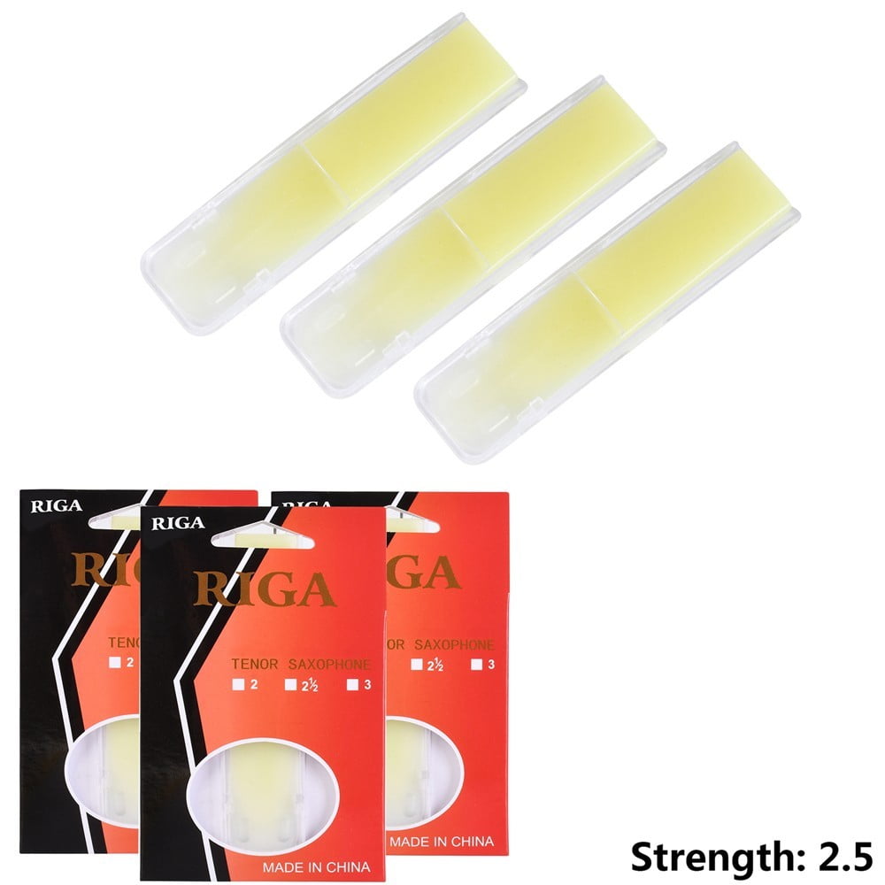 3 Pack Tenor Sax Reeds Resin Reeds Strength 2.5