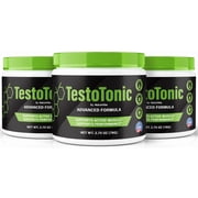 3 Pack TestoTonic   Health Support with Natural Ingredients to Support Steady Energy, Stamina & Drive | Daily Formula in Easy-to-Take Formula, 30 Day Supply 90 Servings