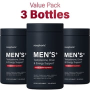 Noophoric Testosterone Booster for Men with KSM-66  Ashwagandha, Tongkat Ali & Boron, 360 Capsules 3 pack