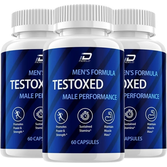 (3 Pack) Testoxed Capsules Supplement, Testoxed Advanced Men Wellness Support, Official Testoxed Maximum Strength Energy Performance, Testoxed Premium Dietary Formula Reviews (180 Capsules)