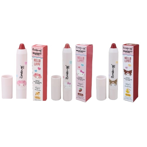 3 Pack -The Creme Shop Hello Kitty Hello Lippy Tinted Moisturizing Lip Balms