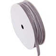 thumbnail image 1 of 3 Pack ThreadArt Thin Velvet Ribbon 1/4 Inch - Velvet Ribbon for Gift Wrapping, Weddings, Ribbon for Hair Bows, Choker Jewelry, Crafts, Bouquet And More - 5 Yard Rolls - Silver 1/4", 1 of 9