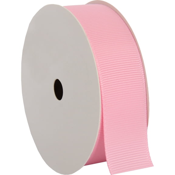 3 Pack Threadart Grosgrain Ribbon Rolls - 10 yd rolls - 4 Widths 25 Colors - Solid Colors Ribbed Pattern - For Bows, Decorations, Hair Clips, and More - 7/8" (0.88") width - Pink 154