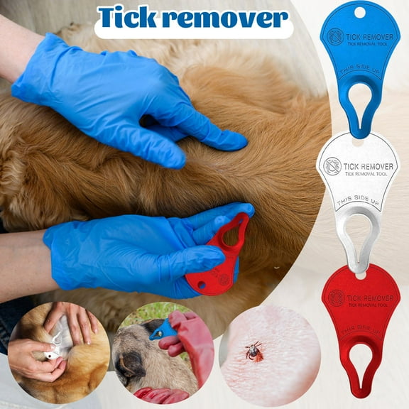 3 Pack Tick Remover Tool Portable, Tick Removal for Pet and Humans, Safe and Reliable, Pain-Free, Essential Tools for Outdoor Activities ﻿