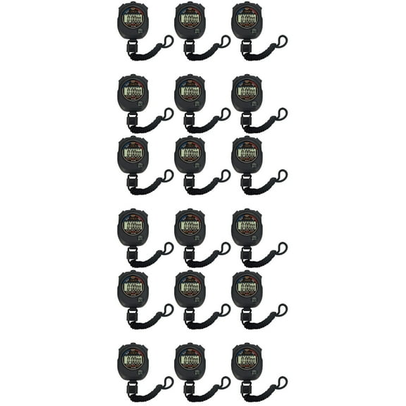 3 Pack Timer Referee Sports Stopwatch Pact Club Iii Electronic Watches Digital for Game