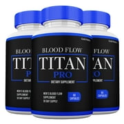 3 Pack Titan Pro Pills, Max Performance Titan Pro Capsules High Potency Formula for Men, 3 Month Supply