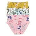 thumbnail image 1 of 3 Pack Toddler Little Girls Kids Cotton Briefs Underwear, Hipster Panties Size 2T 3T 4T 5T 6T, 1 of 4