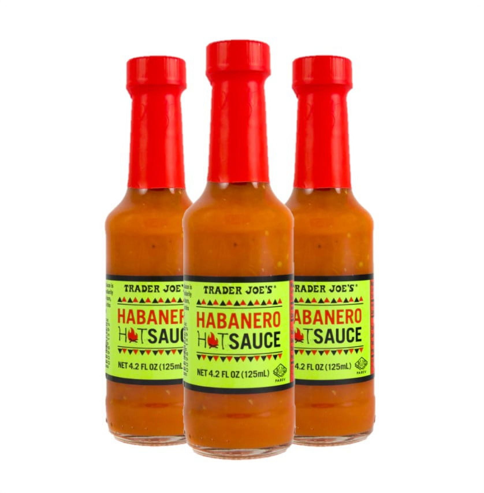 3 Pack Trader Joe's Habanero Hot Sauce, 4.2 Oz