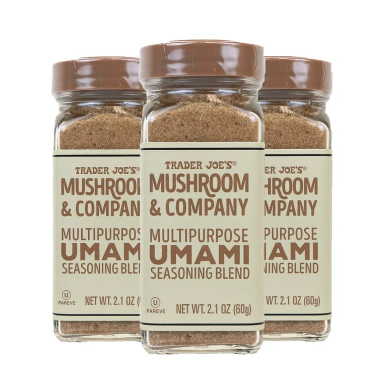 3 Pack | Trader Joe's Mushroom & Company Multipurpose Umami Seasoning Blend 2.1 oz