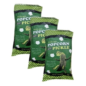 3-Pack Trader Joe's Popcorn in a Pickle Dill Pickle Flavored Popcorn, 5 oz Bags