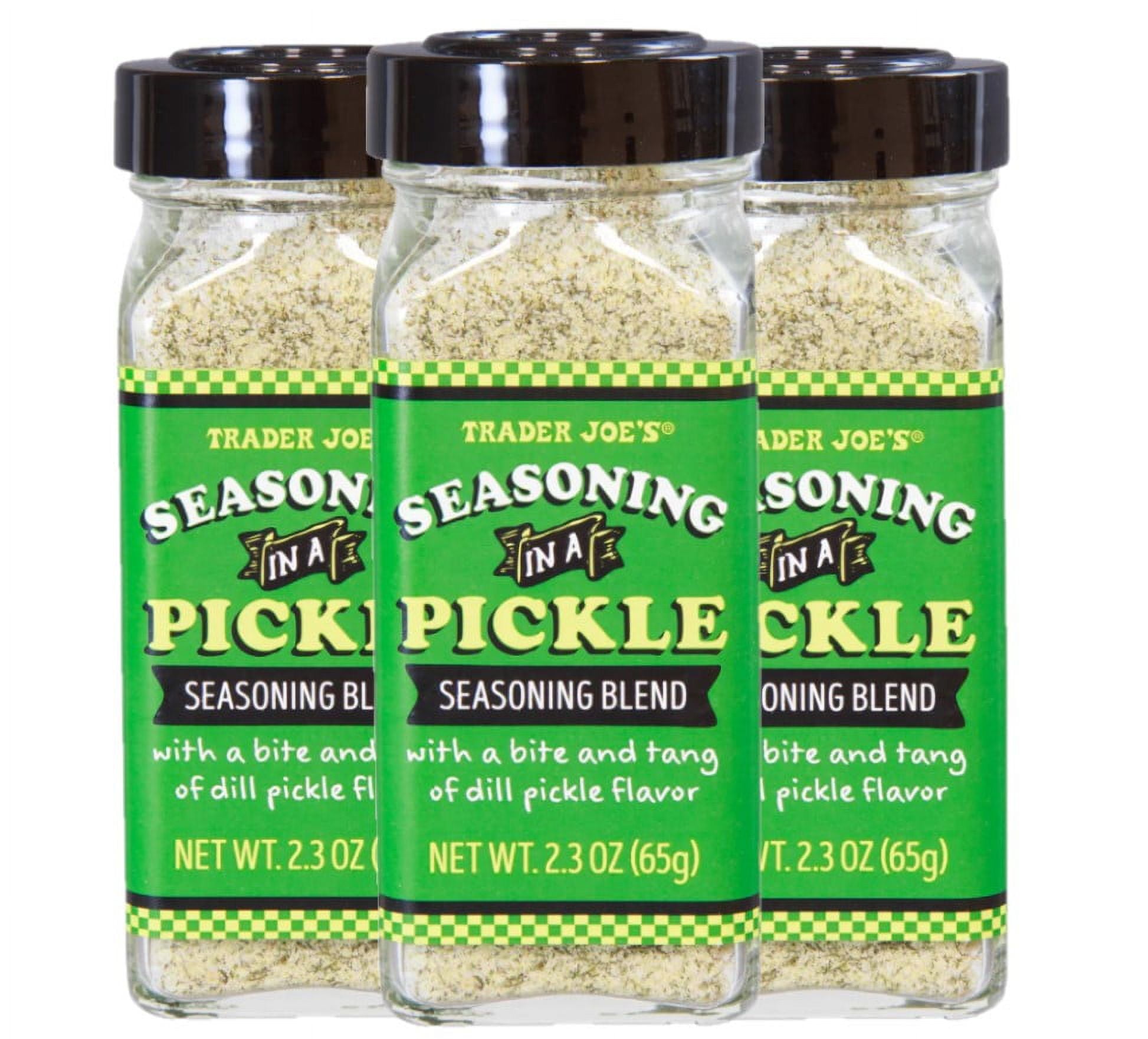 Trader Joe's dill pickle seasoning is an absolute game changer for