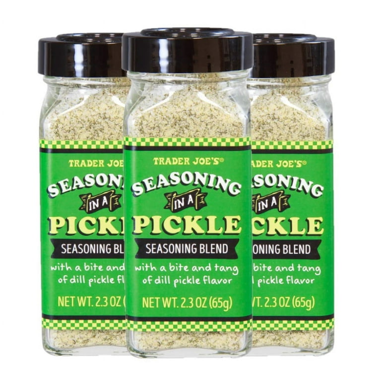 3 Pack  Trader Joe's Seasoning In A Pickle Seasoning Blend, 2.3