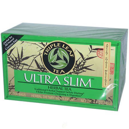 (3 Pack) Triple Leaf Tea Ultra Slim Tea 20Bags