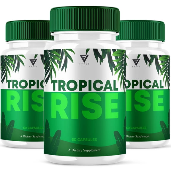 (3 Pack) Tropical Rise Performance Pills, TropicalRise Advanced (180 Capsules)