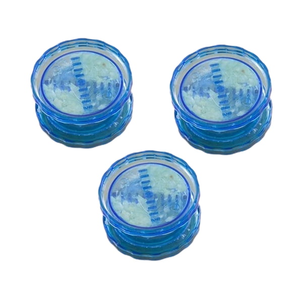 3 Pack Twisted Garlic Mincer Box Manual Rotary Grinder for Onion Ginger Nut, Compact Kitchen Gadget for Camping RV Cooking, Mother's Day Gift