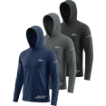 thumbnail image 1 of 3 Pack UPF 50+ Sun Protection Mens Hoodie Long Sleeve SPF Fishing Shirt Swim Rash Guard Athletic Workout Tops, 1 of 3