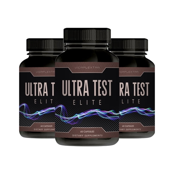 (3 Pack) Ultra Test Elite - Ultra Test Elite Male Supplement Capsules