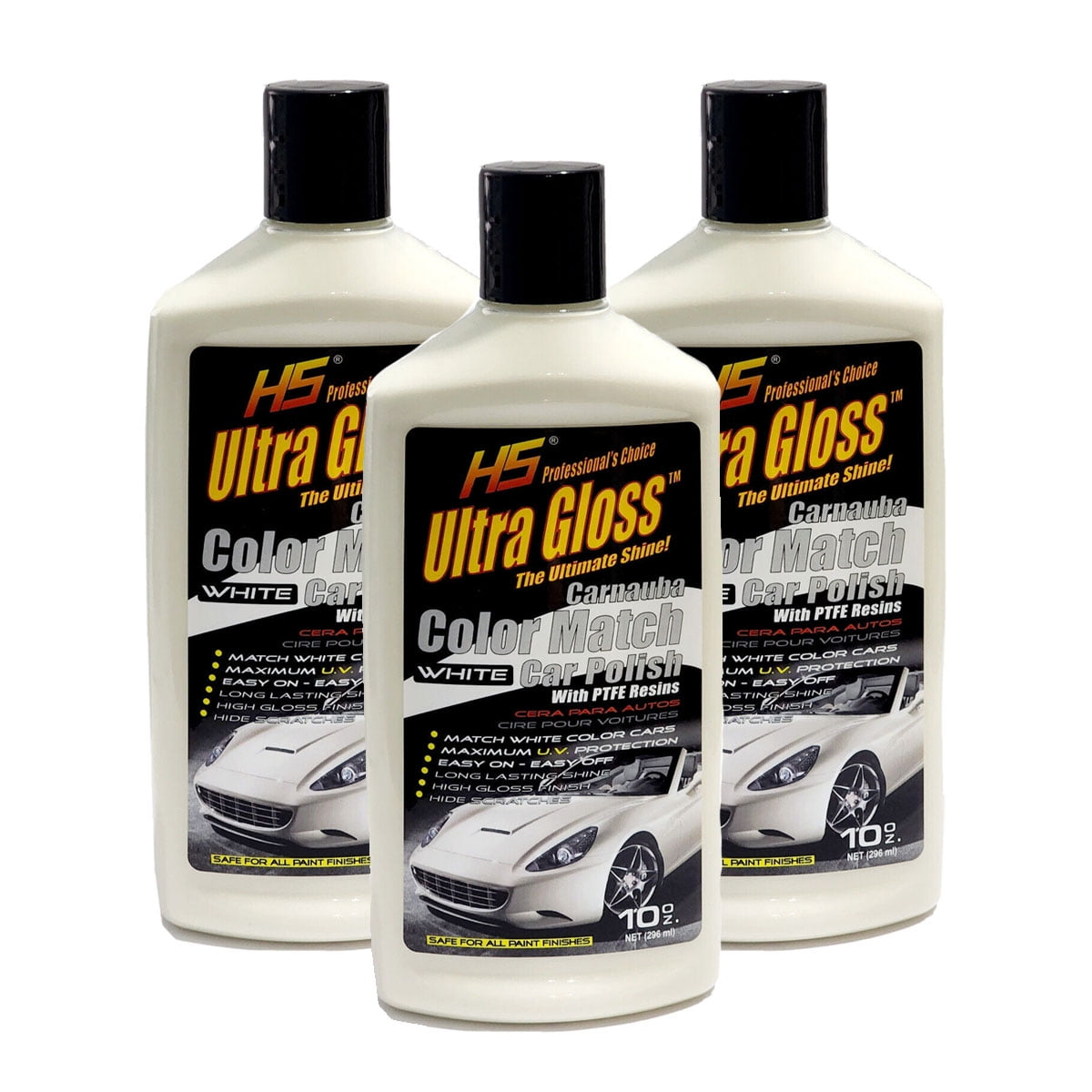 UCS It Just Works! Ultra Gloss Carnauba Car Wax Pre-Softened Formula 10 oz Carnauba Wax Car Polish for Car Detailing to Shine & Protect – Car