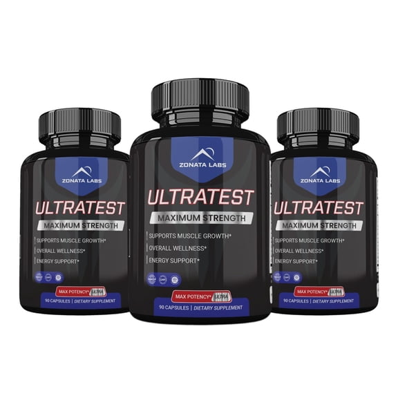 (3 Pack) UltraTest Advanced Formula, UltraTest Pills, UltraTest Dietary Supplement - 270 Count