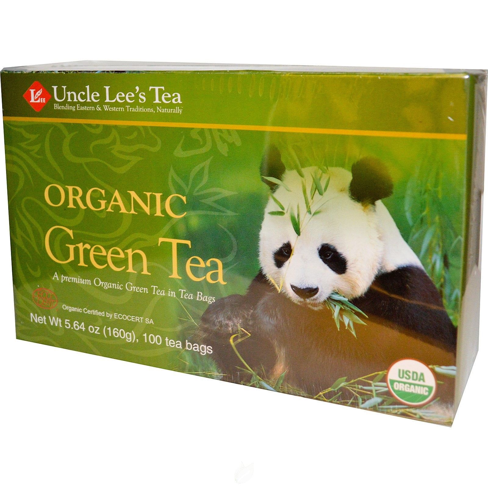 (3 Pack) Uncle Lee'S Tea Organic Green Tea 100 Bag